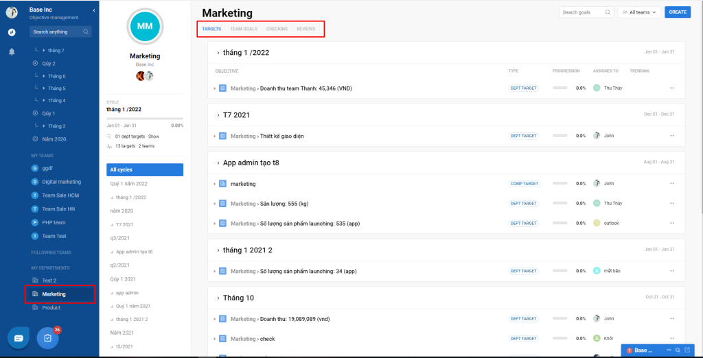 Top 15 Phần Mềm Quản Lý Công Việc Đáng Dùng Nhất 29 App base goal