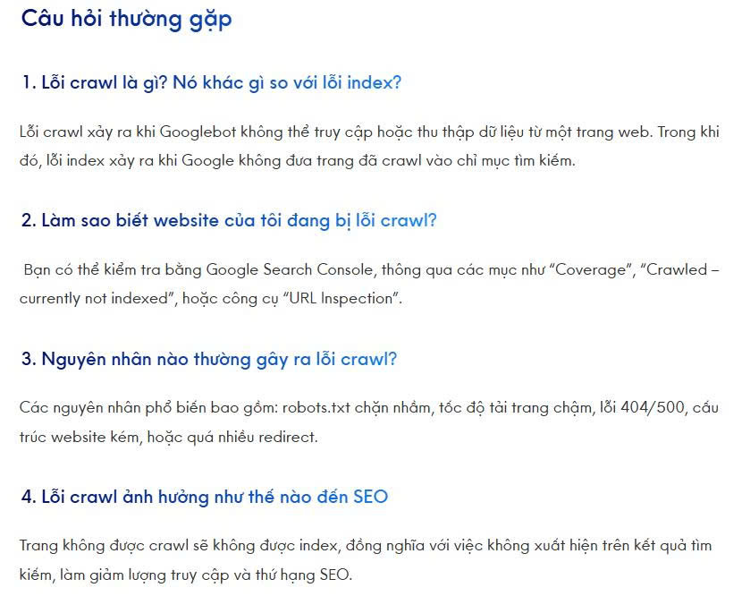 Faq snippet