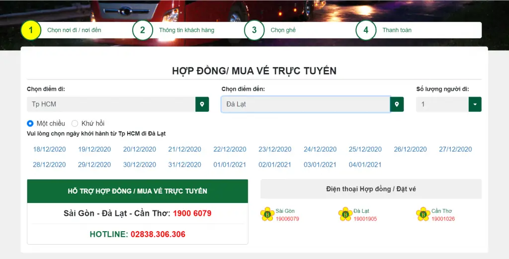 Thiết kế hệ thống website đặt vé xe khách, vé máy bay chuyên nghiệp