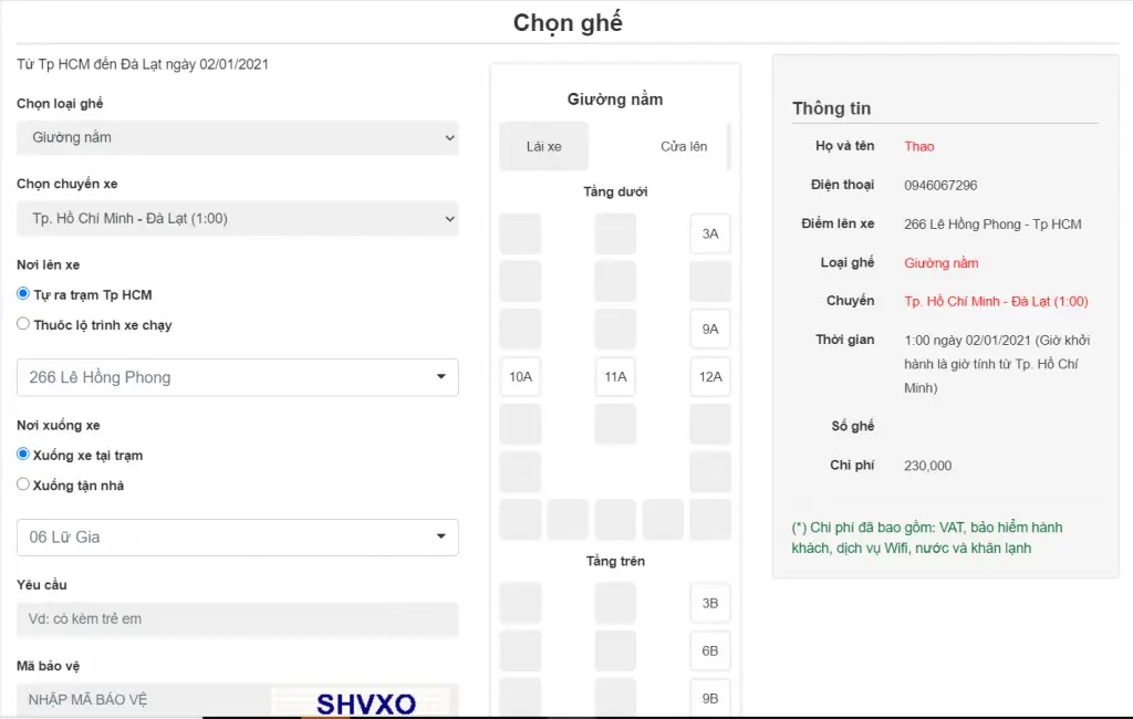 Thiết kế hệ thống website đặt vé xe khách, vé máy bay chuyên nghiệp