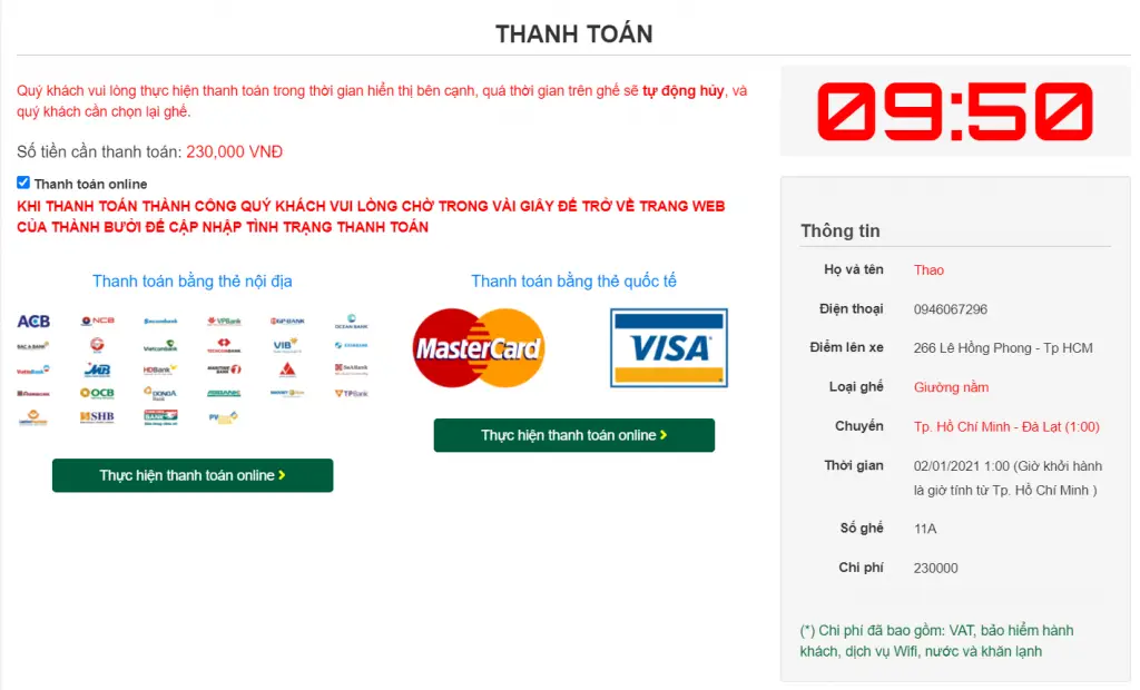 Thiết kế hệ thống website đặt vé xe khách, vé máy bay chuyên nghiệp