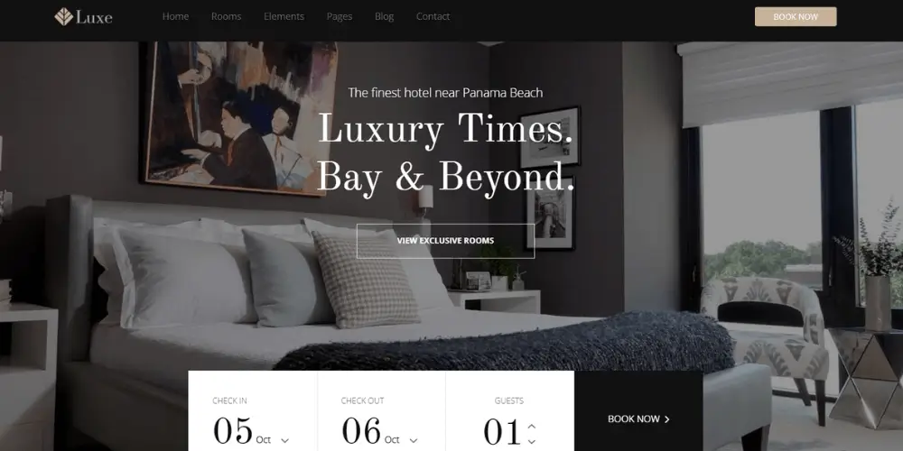 Luxe hotel