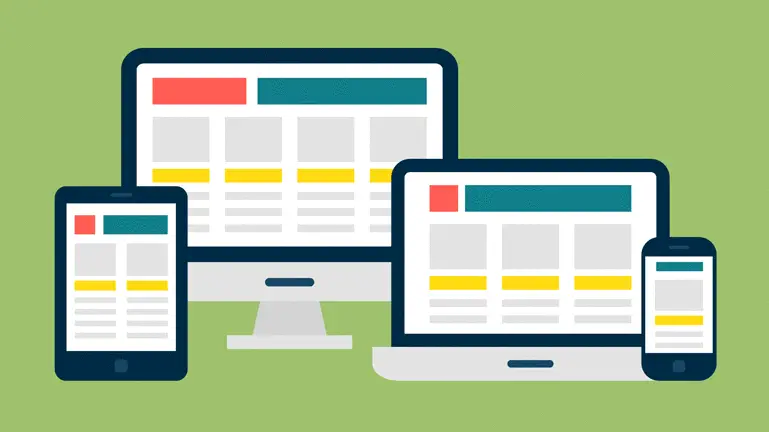 Thiết kế đáp ứng thay đổi kích thước, bố cục trang web tuy theo kích cỡ màn hình