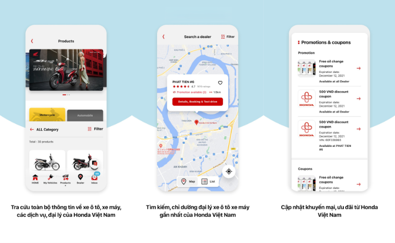 Thiết Kế Phát Triển App Quản Lý Xe Tương Tự My Honda+ Chuyên Nghiệp 6 Thiet-ke-phat-trien-app-quan-ly-xe-giong-my-honda-1