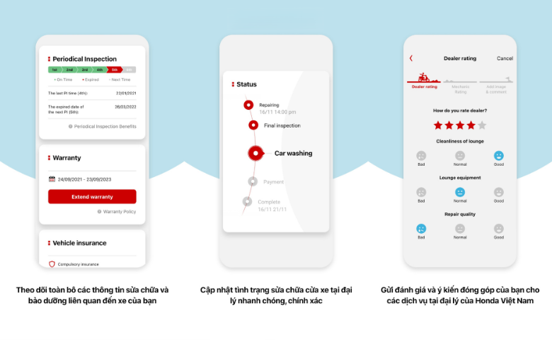 Thiết Kế Phát Triển App Quản Lý Xe Tương Tự My Honda+ Chuyên Nghiệp 7 Thiet-ke-phat-trien-app-quan-ly-xe-giong-my-honda