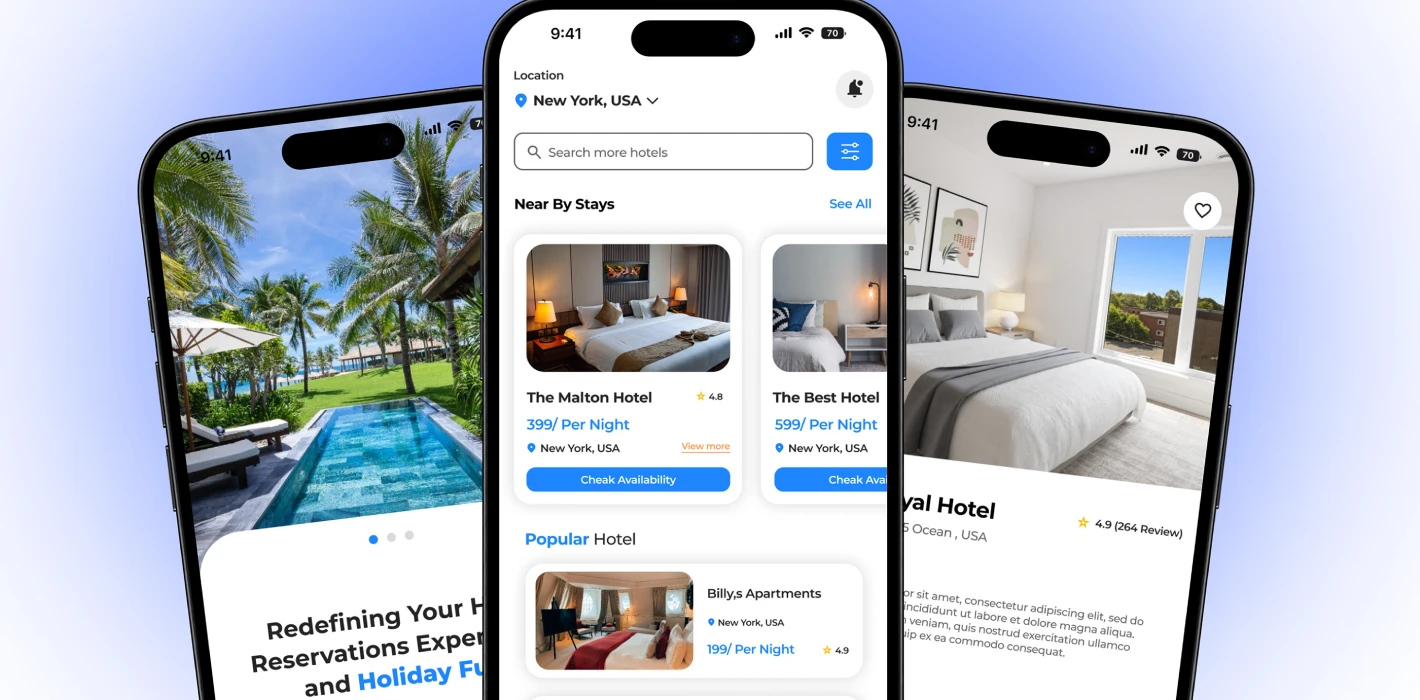 Thiết kế app khách sạn