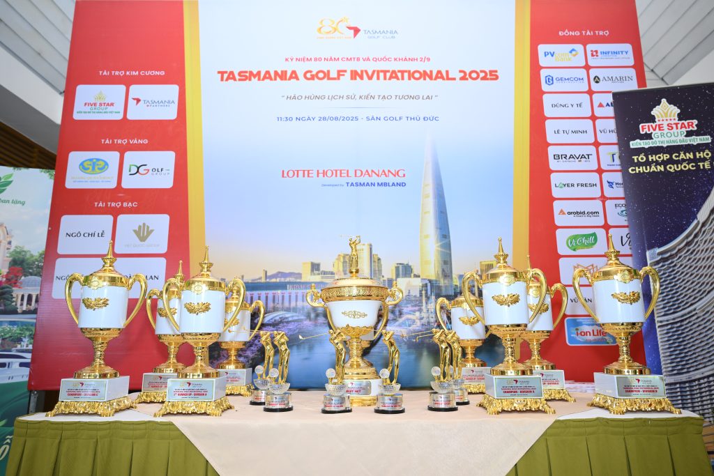 Cúp lưu niệm giải tasmania golf invitational 2025