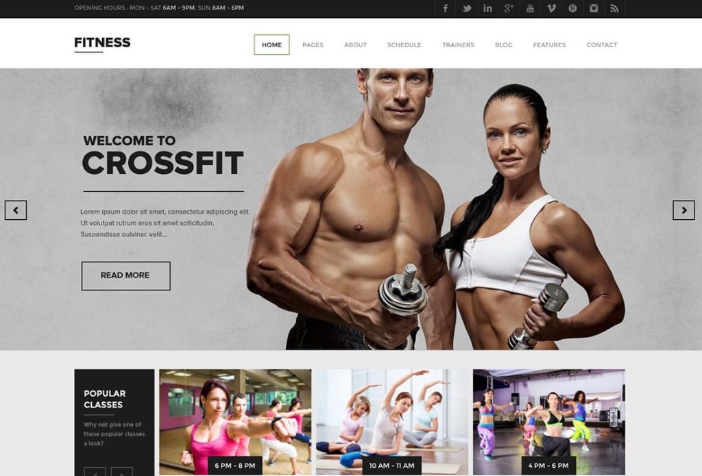 Thiết kế website bán đồ tập gym, yoga