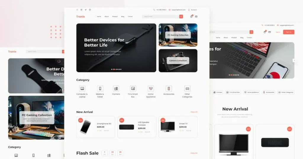 Thiết kế website bán thiết bị điện tử