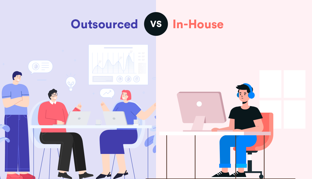 Có sự khác nhau giữa gia công phần mềm và đội ngũ phát triển in- house
