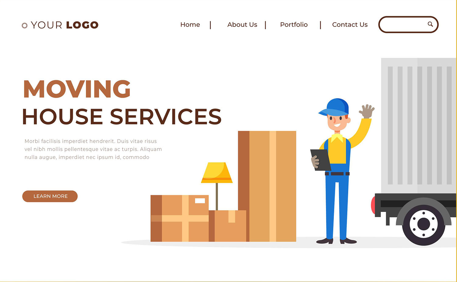 Thiết kế website dịch vụ chuyển nhà – văn phòng