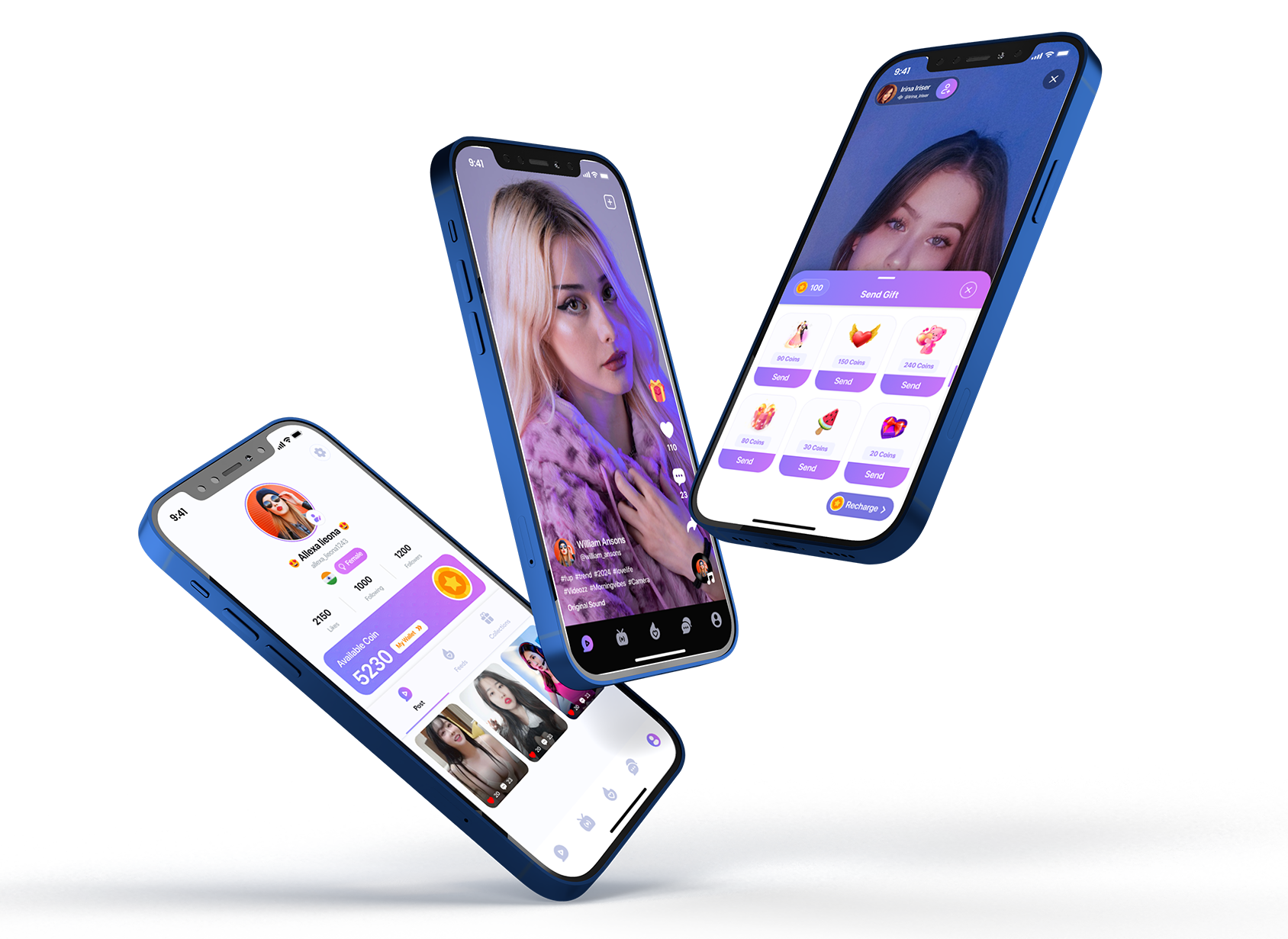 Thiết kế app live stream