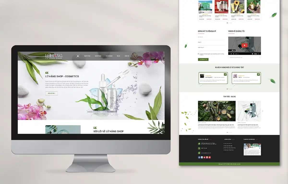 Thiết Kế Website Mỹ Phẩm Chuyên Nghiệp: Tăng Doanh Thu 3 Các tính năng cần có trên website mỹ phẩm