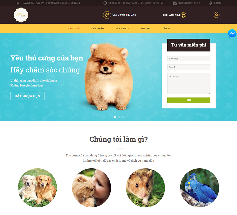 Thiết kế website bệnh viện thú y – giá rẻ, đẹp mắt, chuẩn seo