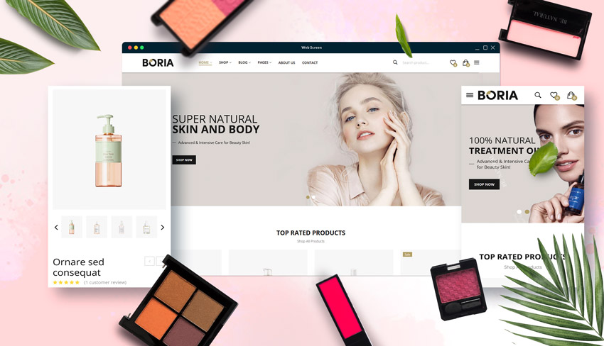 Thiết Kế Website Mỹ Phẩm Chuyên Nghiệp: Tăng Doanh Thu 4 Lựa chọn giao diện đẹp mắt, phù hợp với sản phẩm, phong cách thương hiệu và đối tượng mục tiêu