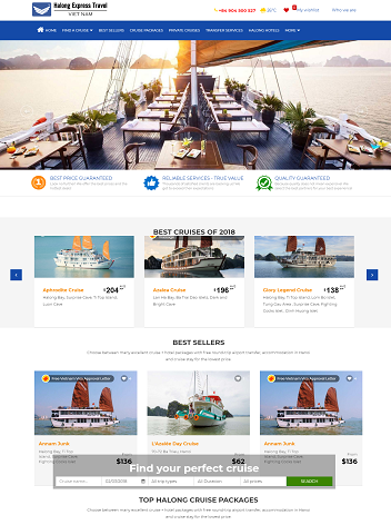 Thiết kế website bán và cho thuê du thuyền hiện đại, chuyên nghiệp chuẩn SEO 6 Thiết kế website bán và cho thuê du thuyền