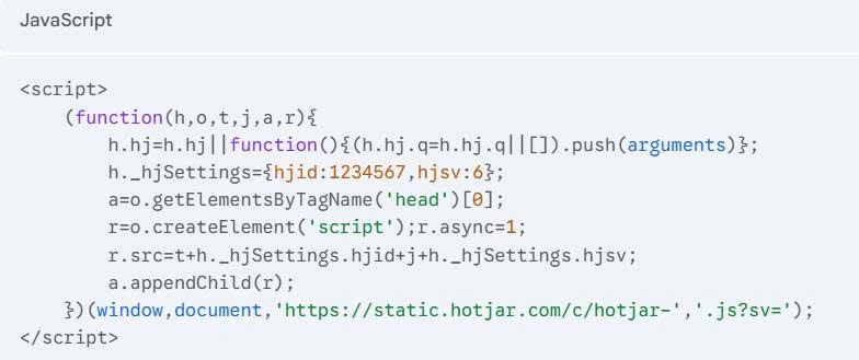Đoạn javascript mẫu