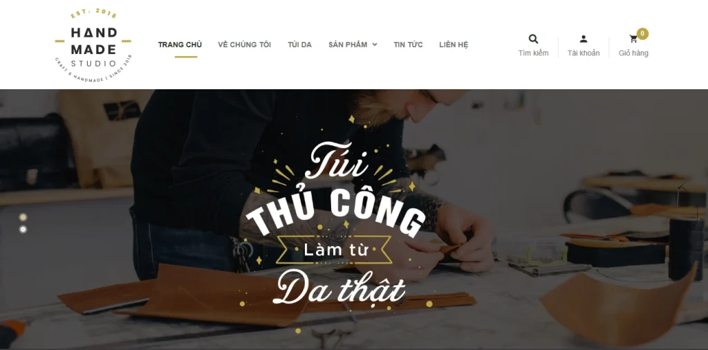 Thiết kế website bán đồ da cao cấp – Giải pháp chuyên nghiệp, chuẩn SEO 6 Dịch vụ thiết kế web bán đồ da cao cấp uy tín, sang trọng