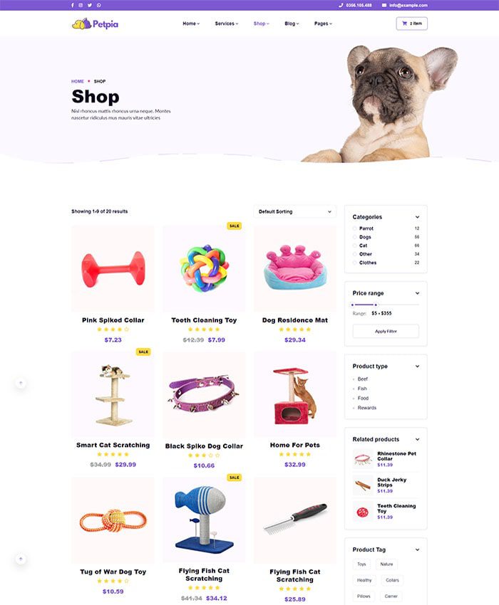 Thiết kế website chăm sóc thú cưng chuyên nghiệp – Đẹp hiện đại, chuyên nghiệp 8 Thiết kế website chăm sóc thú cưng chuyên nghiệp