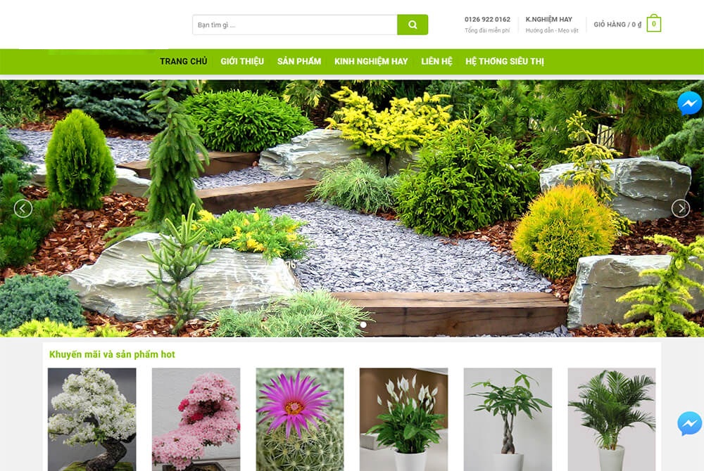 Thiết kế website chăm sóc cây cảnh – bonsai chuyên nghiệp, giá rẻ, đẹp 5 Thiết kế website chăm sóc cây cảnh
