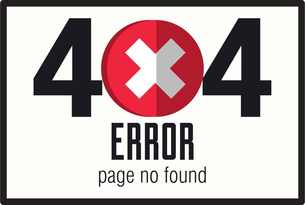 Link Juice là gì? Cách tận dụng để bức phá thứ hạng website 13 Minh họa lỗi 404 page not found của google - khi trang hoặc liên kết không tồn tại.