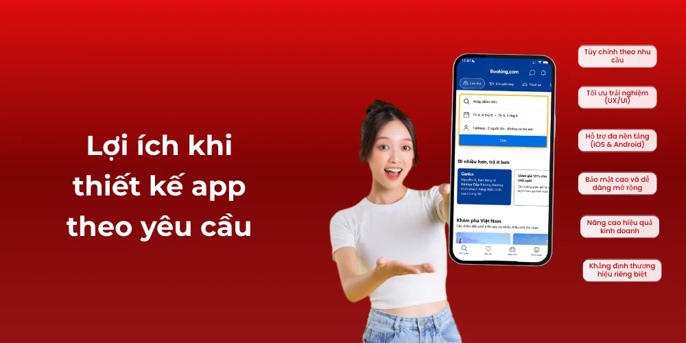 Thiết Kế App Theo Yêu Cầu Cho Doanh Nghiệp – Giải Pháp Chuyên Nghiệp 8 Lợi ích khi thiết kế app theo yêu cầu