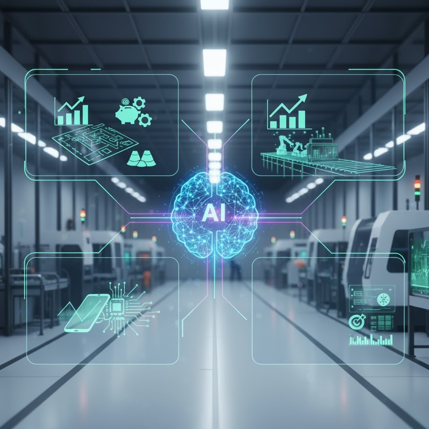 AI trong sản xuất - "Bộ não" mới cho nhà máy thông minh và tương lai của ngành công nghiệp 12 Quy trình triển khai ai hiệu quả