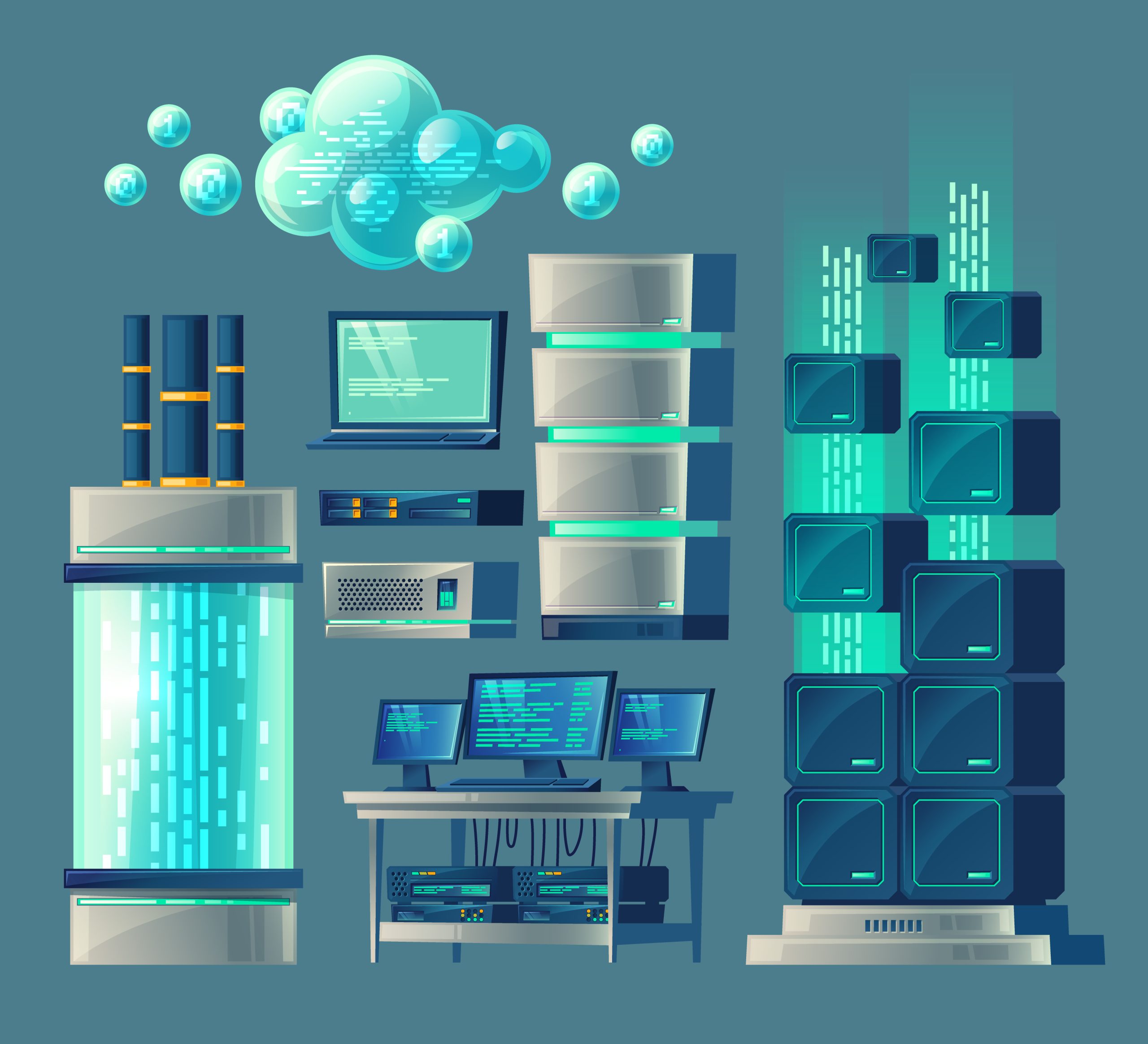 Data Center Là Gì? Toàn Tập Về "Trái Tim" Của Kỷ Nguyên Số 9 Thành phần của data center