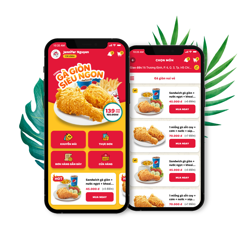Top 8 Mẫu App F&B Hiện Đại, Dẫn Đầu Xu Hướng 16 App thương hiệu gà rán – jollibee vietnam