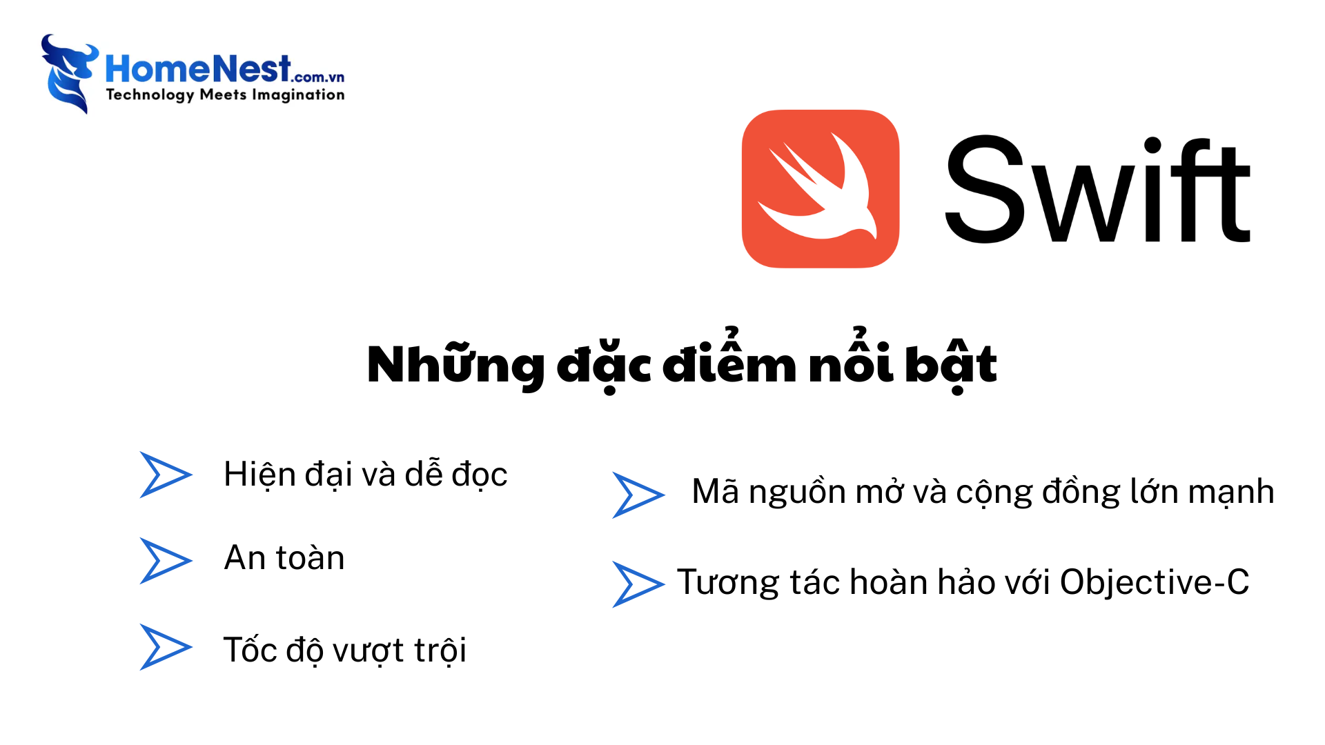Swift là gì? Toàn tập về ngôn ngữ lập trình của Apple 10 Đặc điểm nổi bật