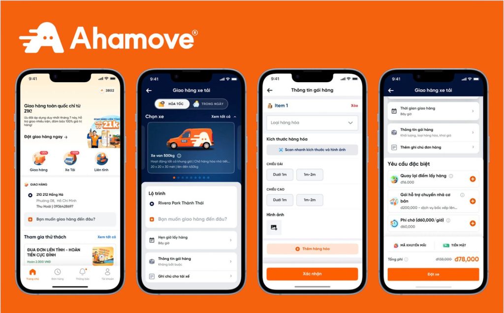 Top 6 Mẫu App Giao Hàng Thông Minh, Hiện Đại Nhất 11 Mẫu app giao hàng theo yêu cầu ahamove