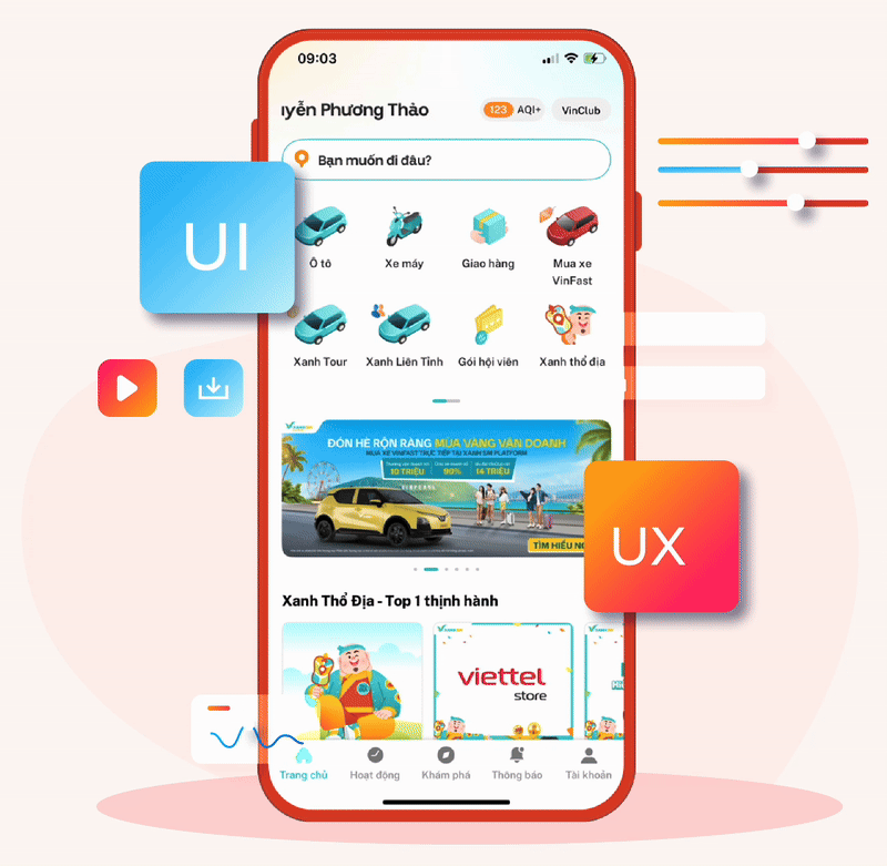 Hướng dẫn từ A - Z quy trình thiết kế app bán hàng hiệu quả cho người mới bắt đầu 11 Thiết kế giao diện (ui/ux)