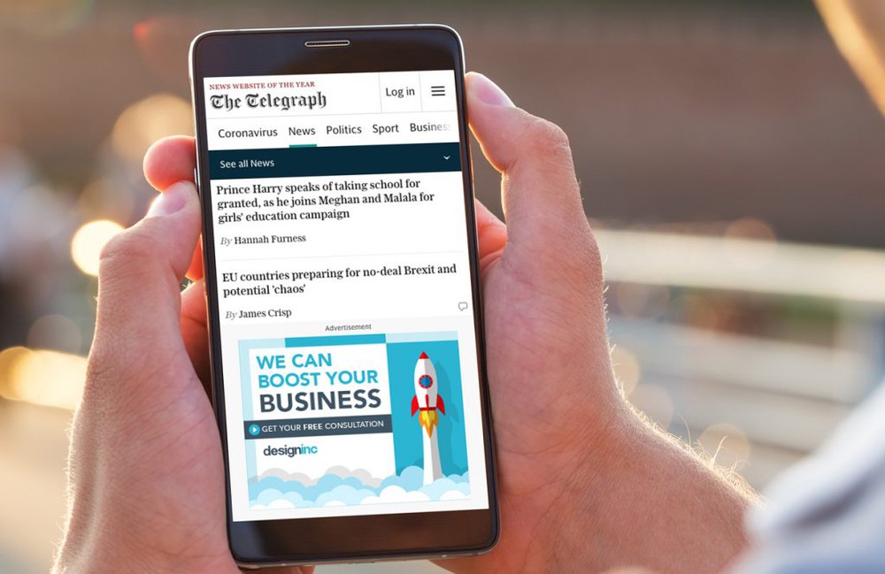 Quảng cáo In-app và Mobile Web: Chiến lược đầu tư hiệu quả cho chiến dịch marketing tối ưu 8 Quảng cáo mobile web được sử dụng phổ biến