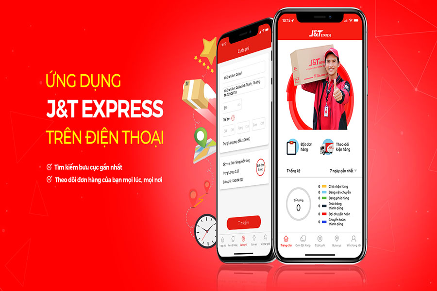 Top 6 Mẫu App Giao Hàng Thông Minh, Hiện Đại Nhất 15 Mẫu app giao hàng toàn quốc j&t express
