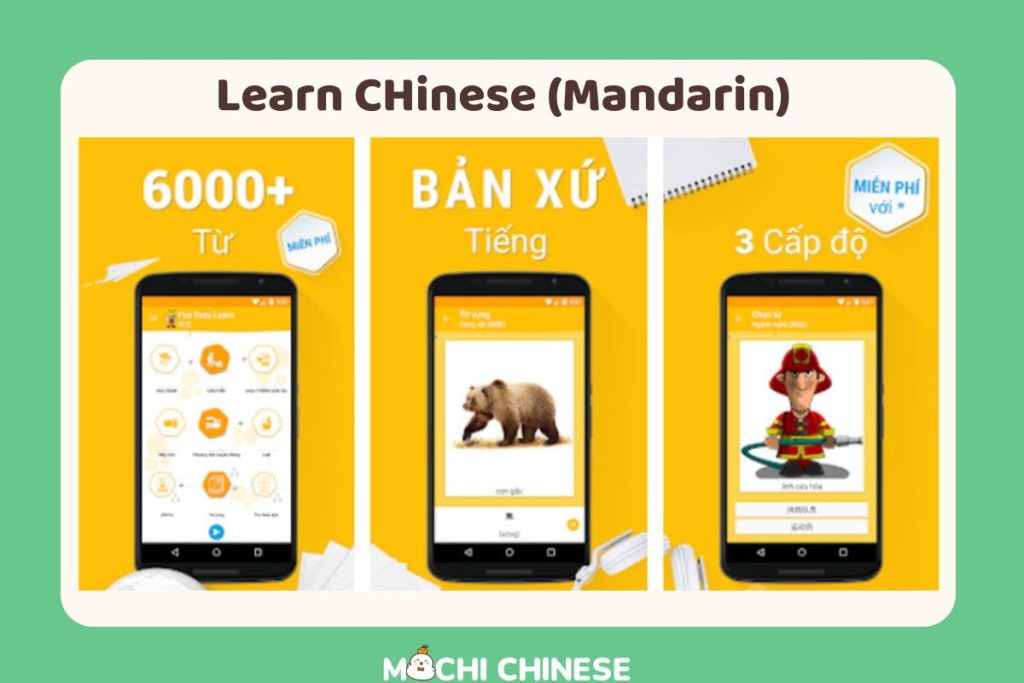 Top 8 App Giáo Dục Hàng Đầu Được Yêu Thích Nhất 19 Mẫu app học tiếng trung mochi chinese