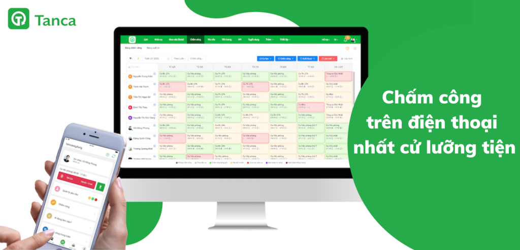 Top 10 app chấm công trên điện thoại được doanh nghiệp ưa chuộng nhất 13 App chấm công tanca