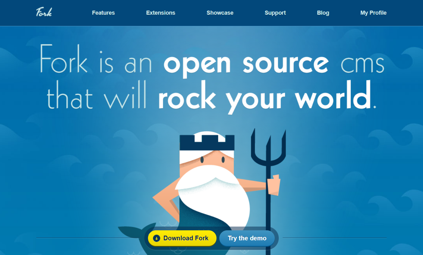 Top 11 phần mềm mã nguồn mở thiết kế website chuyên nghiệp 29 Fork