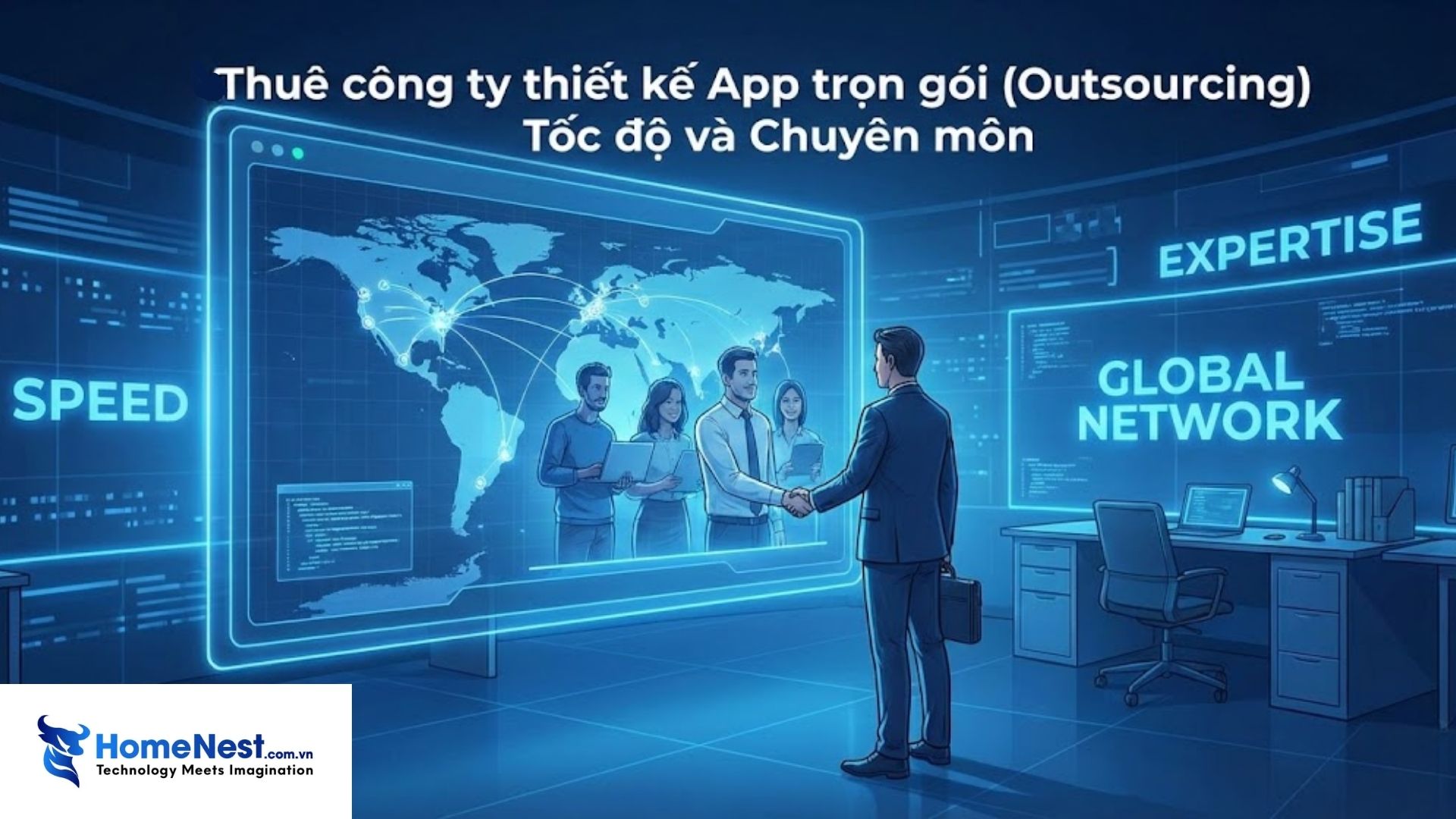 Tuyển đội IT riêng hay thuê công ty thiết kế App trọn gói? 11 Outsourcing team