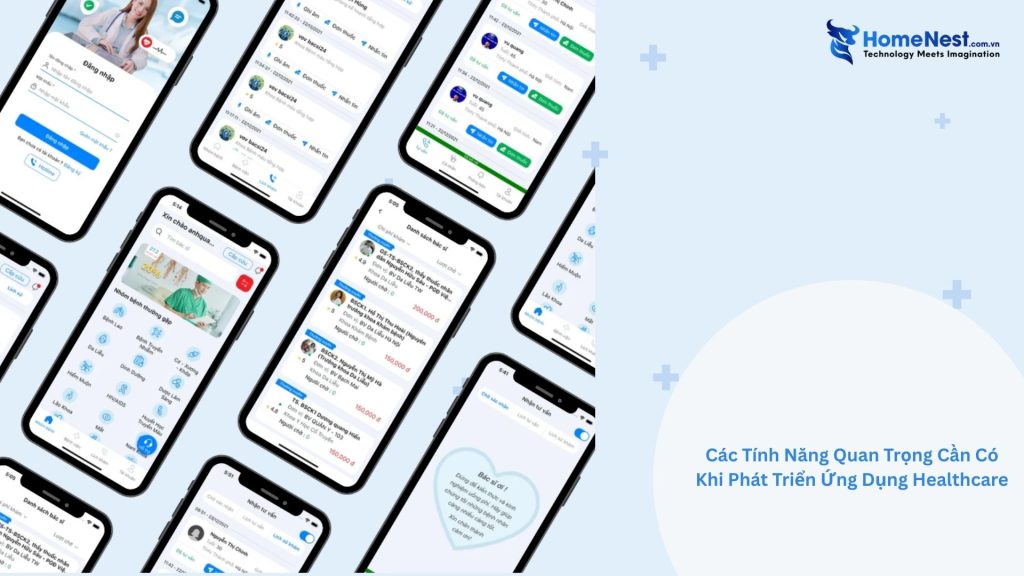 Phát triển App Chăm Sóc Sức Khỏe: Tất Tần Tật Những Điều Bạn Cần Biết 16 Tính năng của ứng dụng healthcare