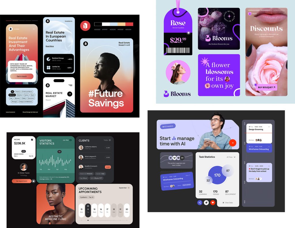 Xu hướng thiết kế ứng dụng di động hàng đầu là gì? 8 Bento grids