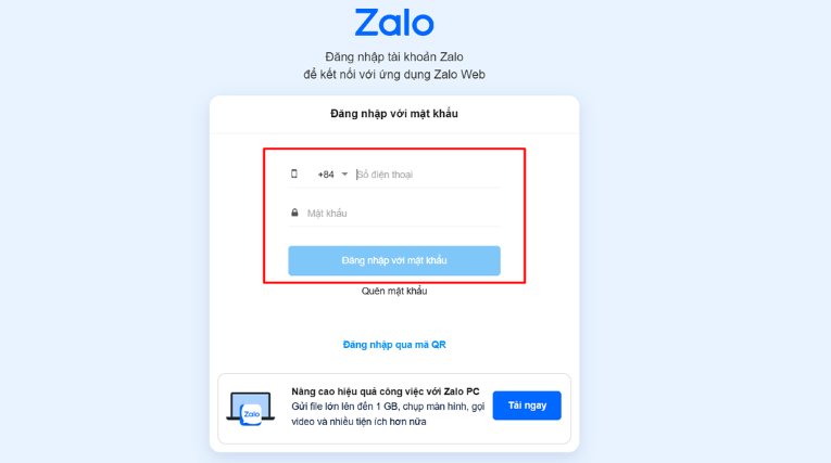 Cách Đăng Nhập 2 Zalo Trên 1 Máy Tính Cực Đơn Giản 8 Bước 1: đăng nhập tài khoản đầu tiên trên zalo web