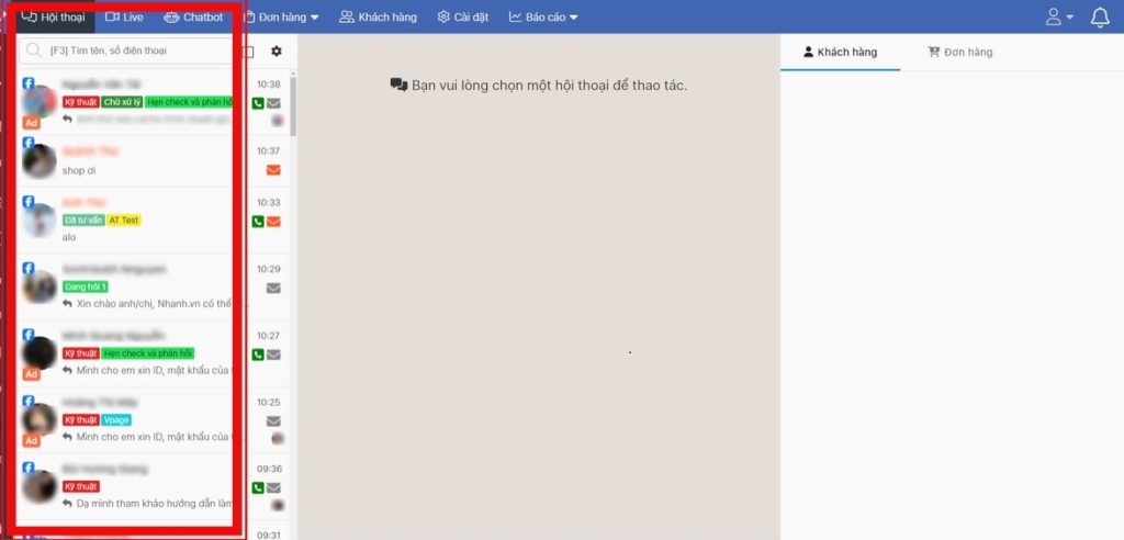 Giải pháp quản lý Zalo nhân viên hiệu quả dành cho chủ shop hiện đại 23 Phân loại hội thoại đã đọc hay chưa đọc
