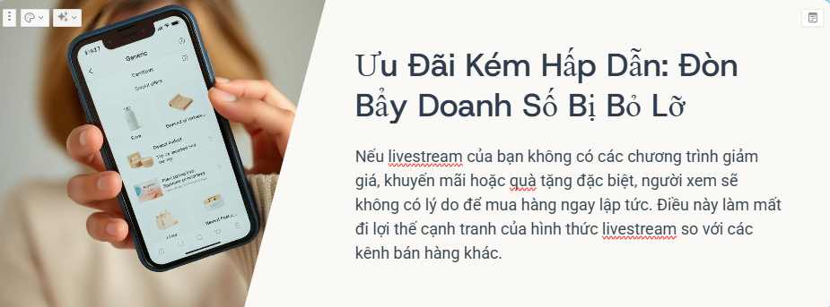 Top 5 Lỗi Khi Bán Hàng Livestream Khiến Shop “Mất” Hàng Loạt Đơn Chốt 5 Ưu đãi kém hấp dẫn
