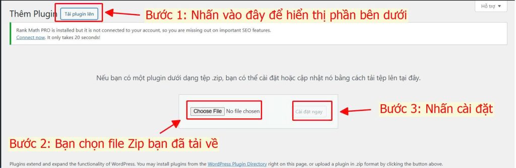 Hướng dẫn cài plugin bằng file zip