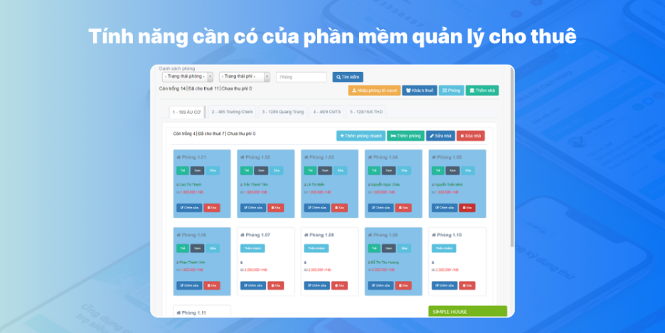 Top 15 phần mềm quản lý nhà trọ và căn hộ tốt nhất hiện nay (miễn phí + trả phí) 24 Các tính năng cần có của phần mềm quản lý nhà trọ