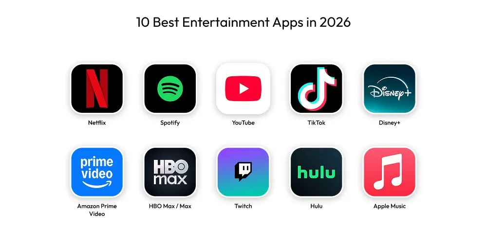 Hướng Dẫn Thiết Kế App Giải Trí Từ A–Z 5 10 ứng dụng giải trí hàng đầu