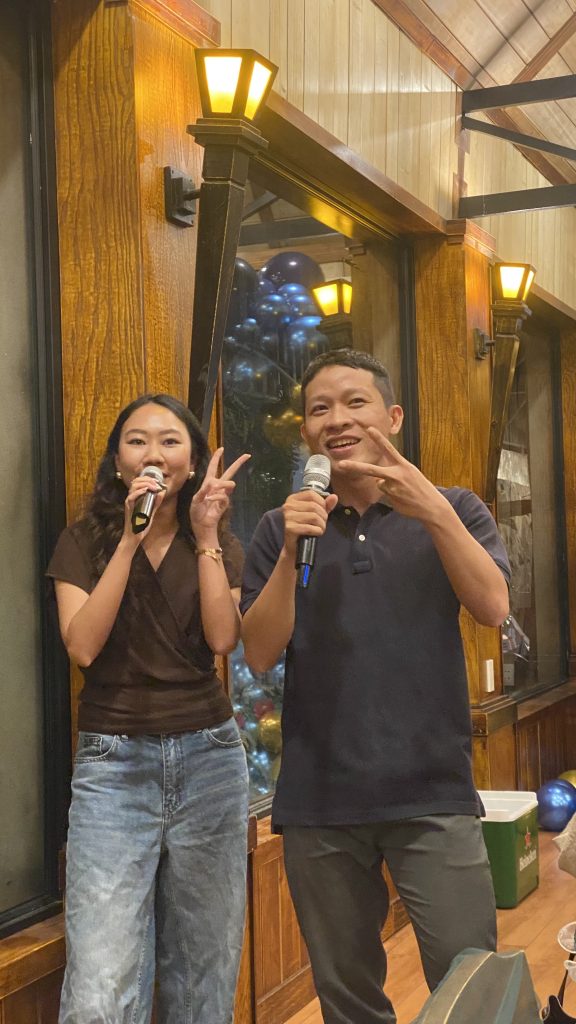 Hình ảnh year end party tại homenest