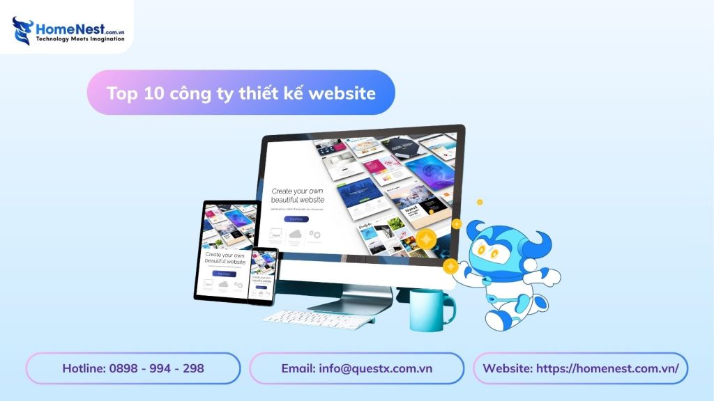 Top 10 công ty thiết kế website tốt nhất hiện nay