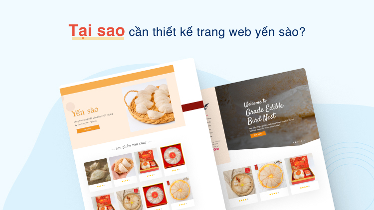 Thiết kế website bán tổ yến, yến sào chất lượng uy tín chuyên nghiệp