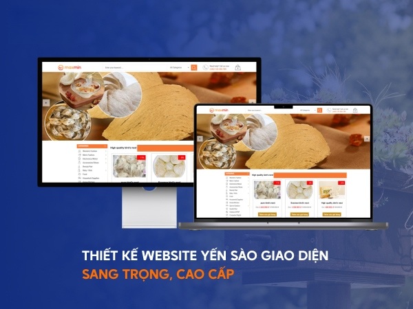 Thiết kế website yến sào uy tín chuyên nghiệp hiện đại thu hút khách hàng